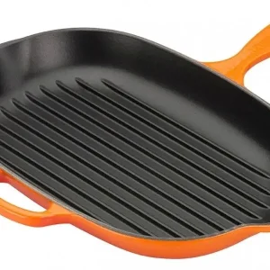 Meest Verkocht Le Creuset skillet grill ovaal ø 32 cm gietijzer vulcanique