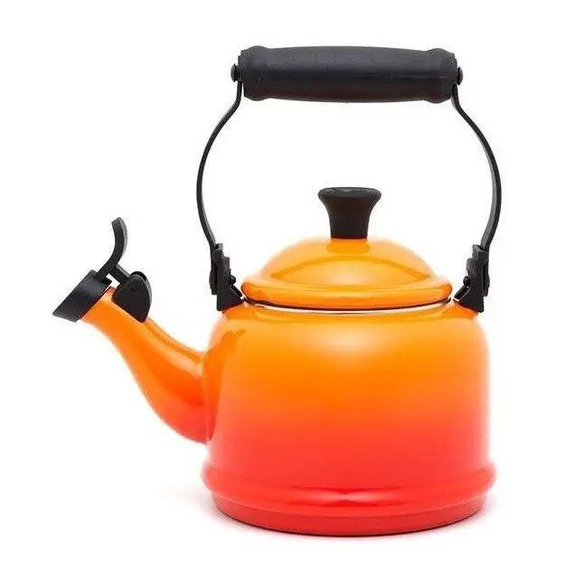 Le Creuset Demi fluitketel 1,1 liter staal vulcanique Express Levering