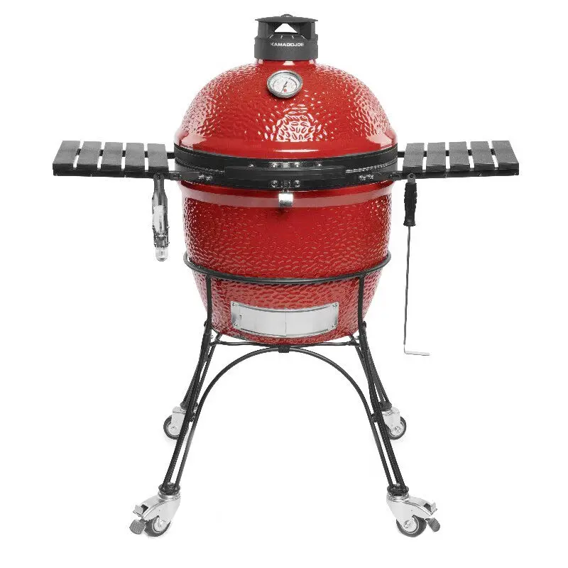 Kamado Joe Classic II barbecue keramiek rood Op = Op