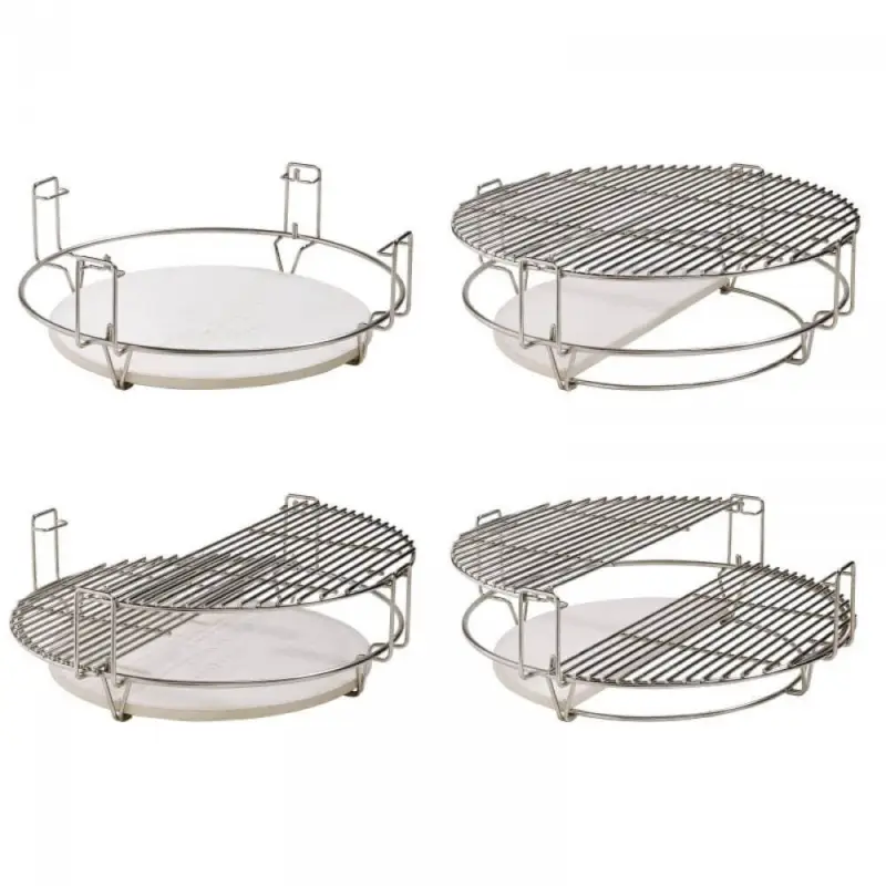 Hete Deal Kamado Joe halve maan Heat Deflector voor Classic Joe 2 stuks