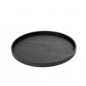 Serax Passe-Partout dienblad ø 35 cm h 2,8 cm hout zwart Laatste Kans