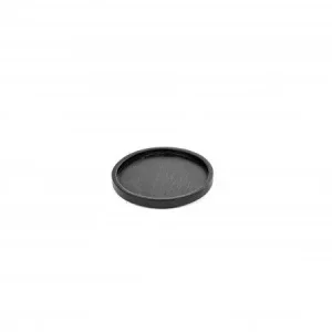 Serax Passe-Partout onderzetter ø 9 cm h 1,2 cm hout zwart Shop Nu