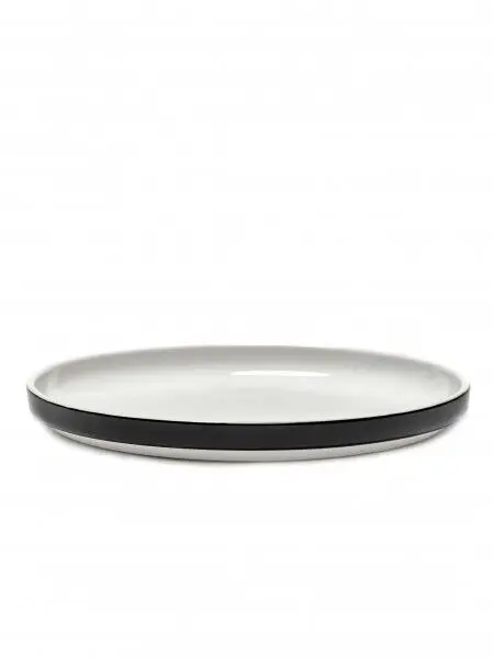 Populair Serax Passe-Partout bord laag ø 26 cm h 2,5 cm porselein glanzend zwart