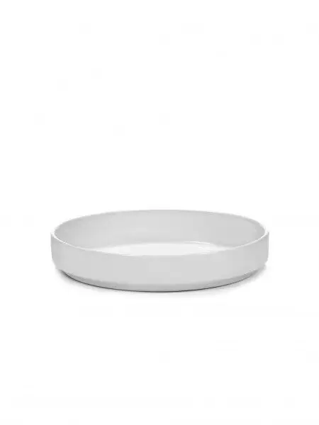 Seizoensaanbieding Serax Passe-Partout bord hoog ø 22 cm h 4 cm porselein wit mat
