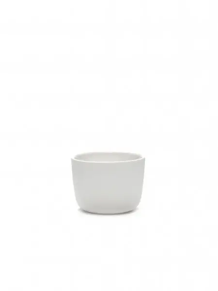 Uitverkoop Serax Passe-Partout cappuccinokop zonder oor 200 ml ø 8,5 cm h 6 cm porselein wit mat