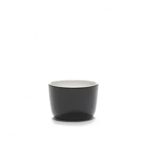 Merkproduct Serax Passe-Partout cappuccinokop zonder oor 200 ml ø 8,5 cm h 6 cm porselein glanzend zwart