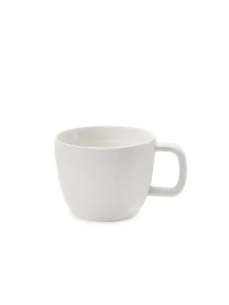 Serax Passe-Partout espressokop met oor 135 ml ø 7 cm h 5,7 cm porselein wit mat Exclusieve Aanbieding