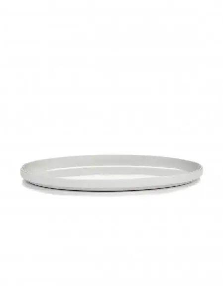 Weekendaanbieding Serax Passe-Partout bord ovaal 29 x 18 cm h 2,5 cm porselein wit mat