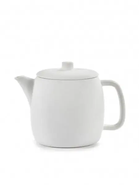 Aanbieding Serax Passe-Partout theepot met infuser ø 12 cm h 13,3 cm porselein wit mat