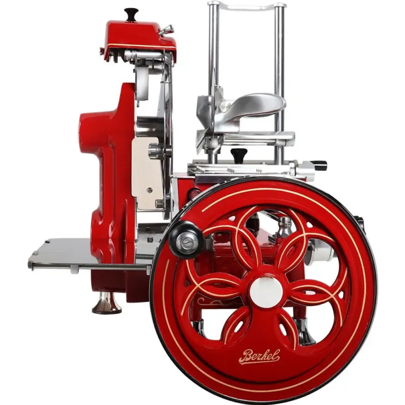 Berkel Volano B2 Flower vliegwielsnijmachine rood Tijdelijk Beschikbaar
