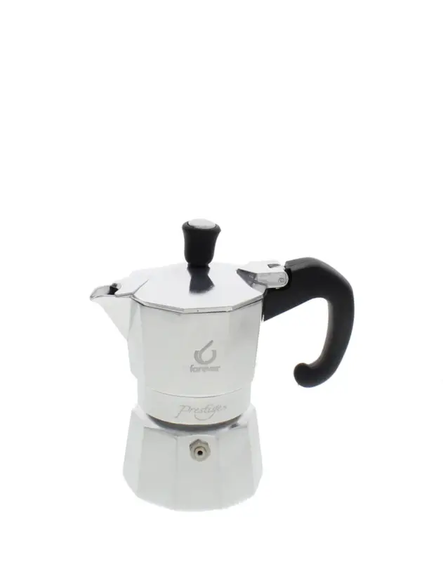 Forever Miss Moka Prestige mokapot 1-kops aluminium mat Aanbieding
