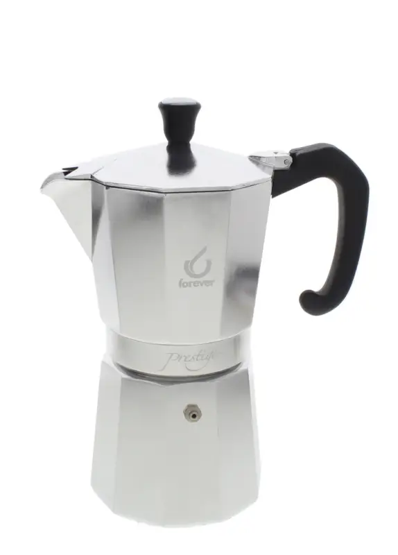 Weekendaanbieding Forever Miss Moka Prestige mokapot 9-kops aluminium mat