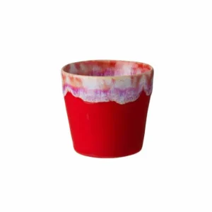 Costa Nova Grespresso espressokop 90 ml aardewerk rood Flitsaanbieding