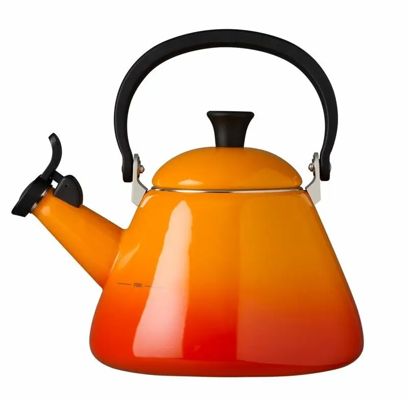 Seizoensaanbieding Le Creuset Kone fluitketel 1,6 liter staal vulcanique