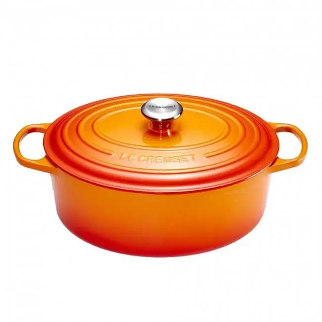 Le Creuset Signature braadpan ovaal 8,9 liter ø 35 cm gietijzer vulcanique Beste Prijs
