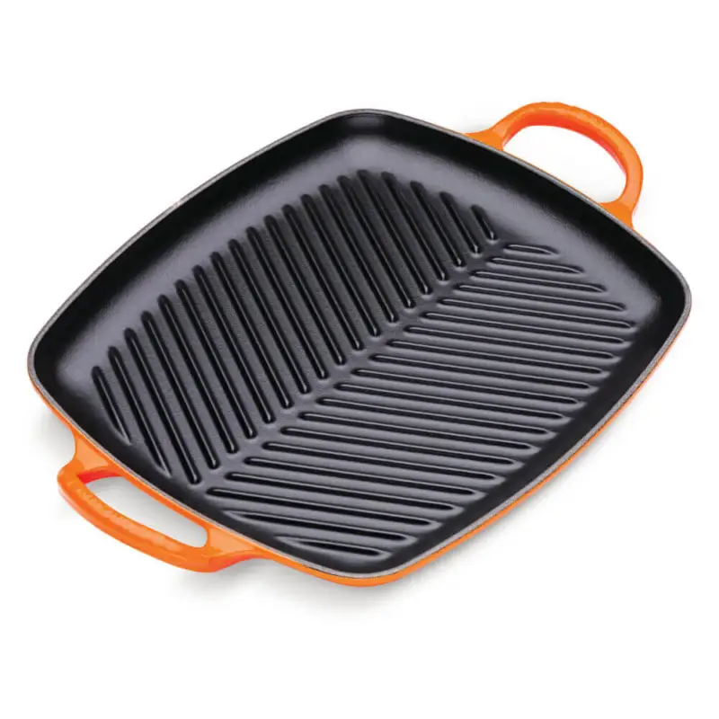 Speciale Aanbieding Le Creuset rechthoekige grill 30 cm gietijzer vulcanique