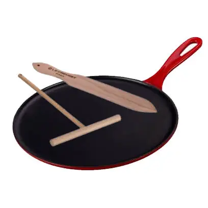 Hete Deal Le Creuset crêpepan ø 27 cm geëmailleerd gietijzer kersrood