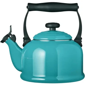 Veilige Betaling Le Creuset Tradition fluitketel 2,1 liter staal Caribbean blue
