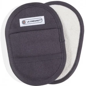 Hete Deal Le Creuset pannenlappen 18 x 12,5 cm katoen Flint 2 stuks