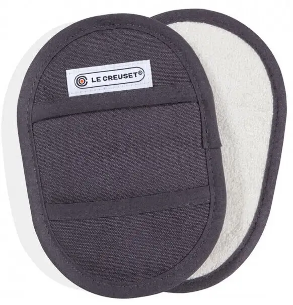 Hete Deal Le Creuset pannenlappen 18 x 12,5 cm katoen Flint 2 stuks
