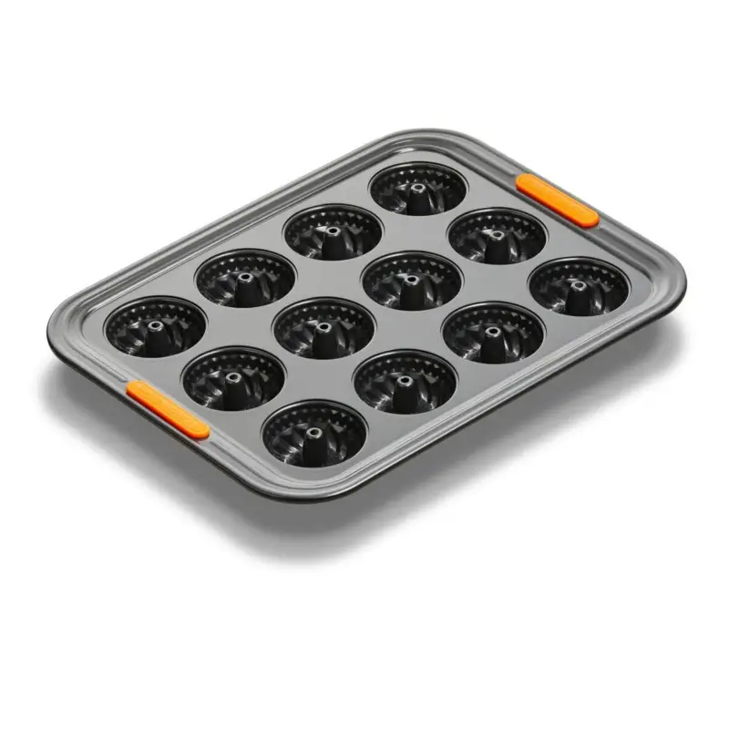 Le Creuset Pâtiliss bakvorm voor 12 mini-tulbanden staal zwart Hete Deal