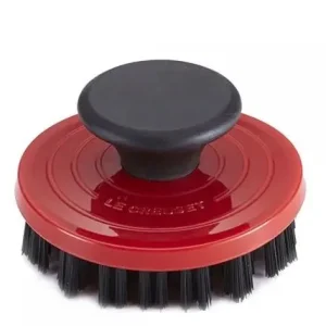 Snelle Levering Le Creuset borstel ø 8 cm nylon kersrood