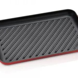Le Creuset grill rechthoek 32 cm gietijzer kersrood Favoriet