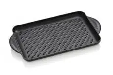 Le Creuset grill rechthoek 32 cm gietijzer zwart Bestseller