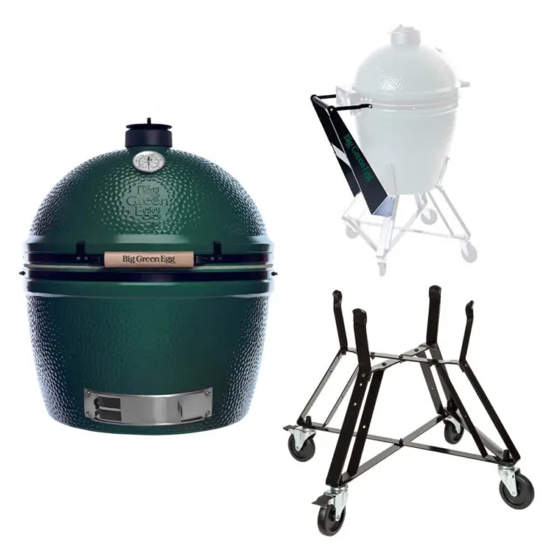 Meest Verkocht Big Green Egg Extra Extra Large ø 74,3 cm keramiek groen met Nest en Handler