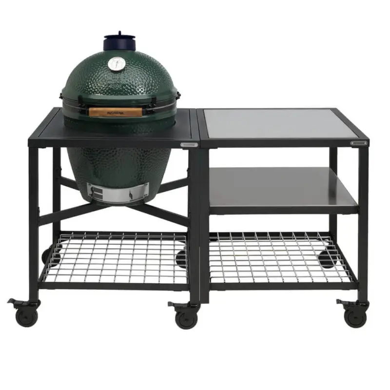 Big Green Egg Modular Outdoor Workspace compleet systeem SS-SS-Grid incl. Large barbecue Snelle Levering