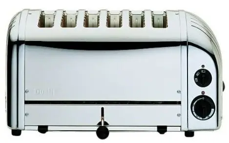 Dualit Vario broodrooster 6 sleuven rvs glans Voordeelprijs