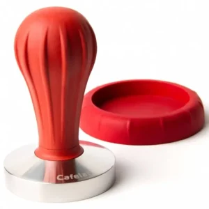 Direct Verzonden Cafelat Pillar koffietamper met tamperhouder ø 58 mm rood