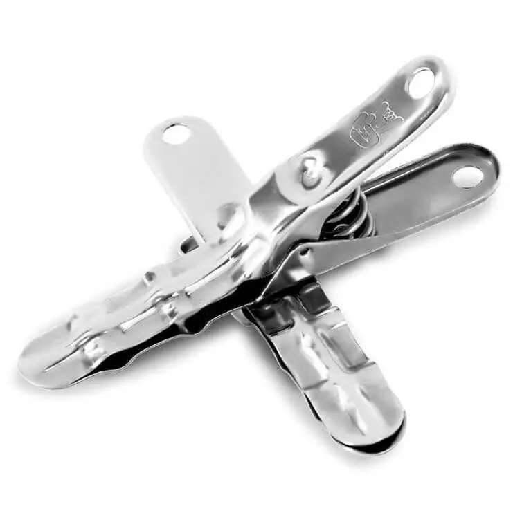 Lage Prijs Clippe Aida dubbele klem 8,1 cm rvs