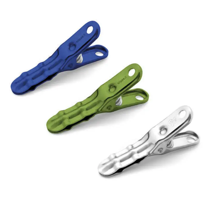 Speciale Aanbieding Clippe Ina Rock klem 3,9 cm rvs blauw-groen-rvs