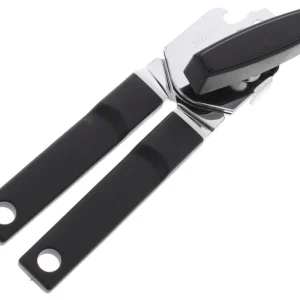 Weekendaanbieding Westmark blikopener 18,5 cm kunststof zwart