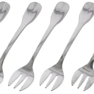 Deglon oestervorken 13 cm rvs 6 stuks Must-Have