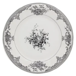 Lage Prijs Gien Fleurs dinerbord ø 27,5 cm keramiek crème