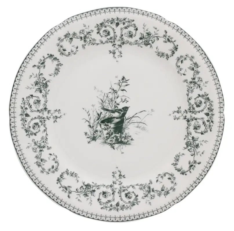 Gien Oiseau dinerbord ø 27,5 cm keramiek crème Speciale Aanbieding