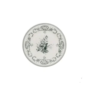 Op = Op Gien Les Dépareillées Oiseau onderzetter 12,8 cm keramiek crème-groen