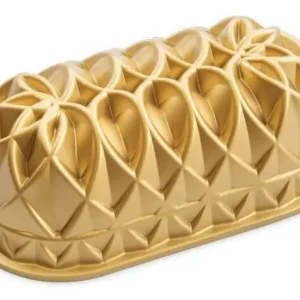 Exclusieve Aanbieding Nordic Ware Jubilee Loaf Pan bakvorm 1,42 liter aluminium goudkleurig