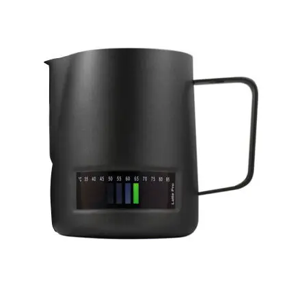 Latte Pro melkkan met temperatuurindicatie 480 ml zwart Must-Have