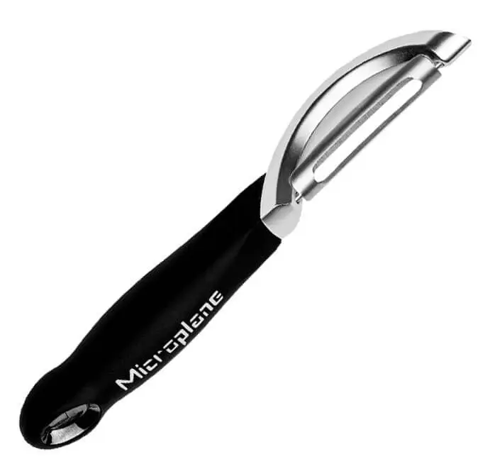 Microplane Professional dunschiller 18,5 cm rvs zwart Alleen Vandaag