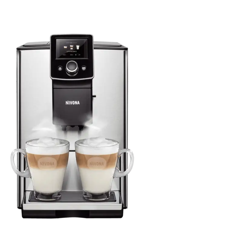 Nivona CafeRomatica 825 volautomatische espressomachine rvs mat zwart/chroom Merkproduct