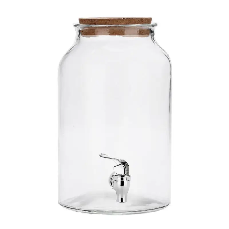 Betaalbaar Point-Virgule drankendispenser 5,6 liter met kurkdop transparant