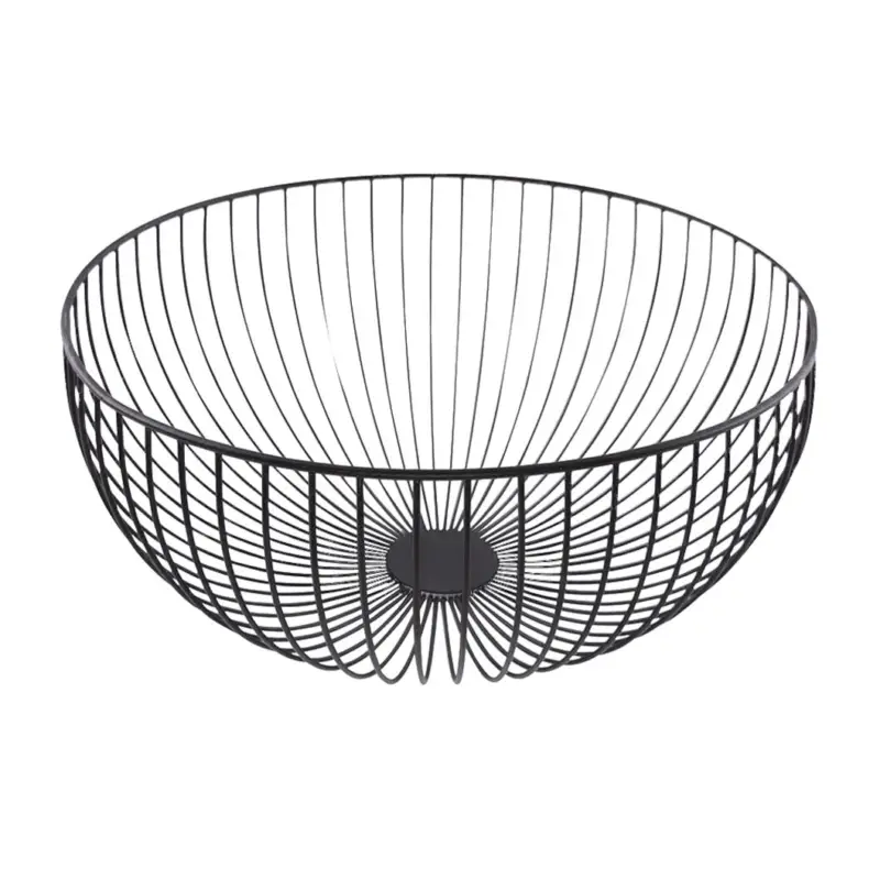 Point-Virgule Wire fruitmand ø 30 cm zwart Finale Uitverkoop