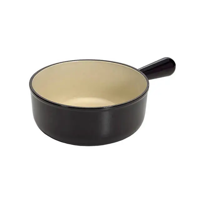 Le Creuset fonduepan ø 20 cm gietijzer mat zwart Gecertificeerd