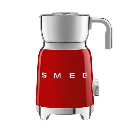 Smeg 50's style elektrische melkopschuimer 600 ml rood Bestseller