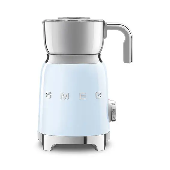 Smeg 50's style elektrische melkopschuimer 600 ml pastelblauw Lage Prijs