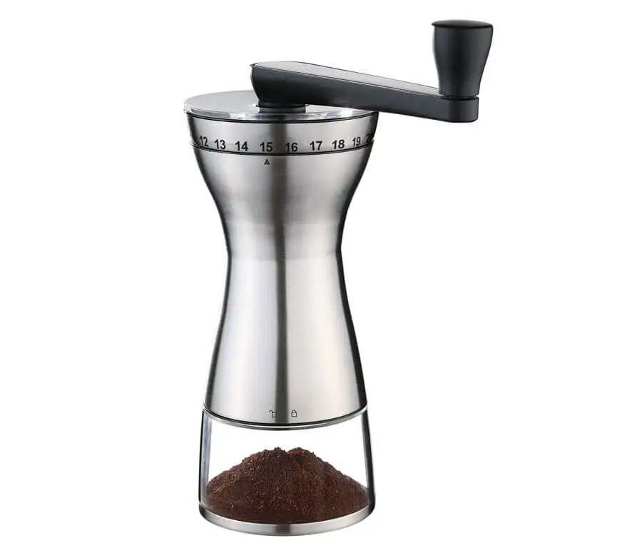 Zassenhaus Manaos koffiemolen ø 9 cm rvs Tijdelijk Beschikbaar