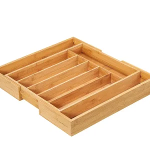 Zassenhaus bestekbak uitschuifbaar 34,5 x 40 cm bamboe Snelle Levering